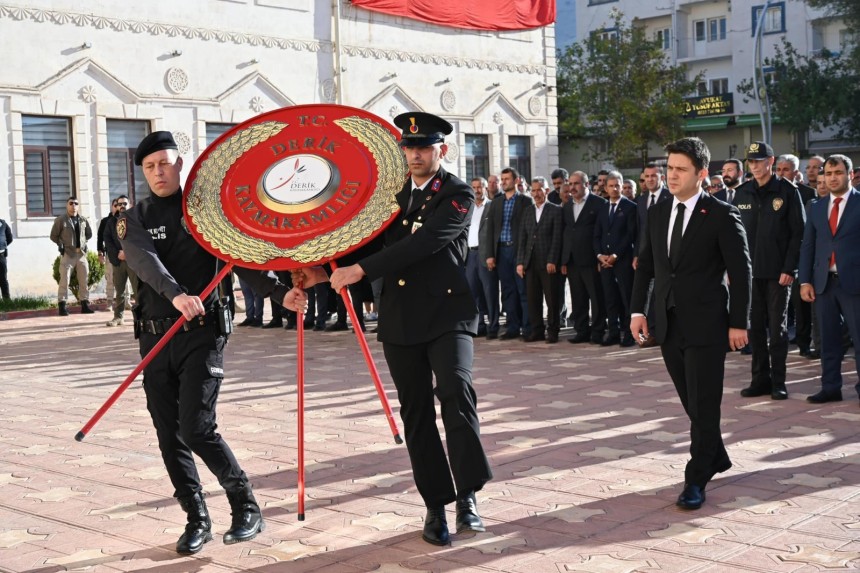 Derik'te Atatürk’ün 86’ncı yıldönümünde anma etkinliği düzenlendi