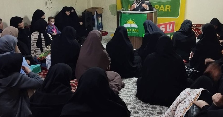 HÜDA PAR Kadın Kolları Başkanı Yarar, Gaziantep'te kadın kollarıyla bir araya geldi