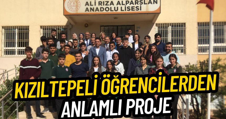 Kızıltepeli öğrencilerden anlamlı proje