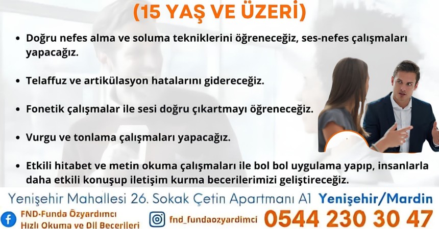 Mardin'de Yeni Bir Eğitim Merkezi: Funda Özyardımcı Okuma ve Dil Becerileri Eğitim Merkezi Açıldı