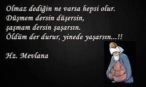 Hz. Mevlana'dan Özlü Sözler