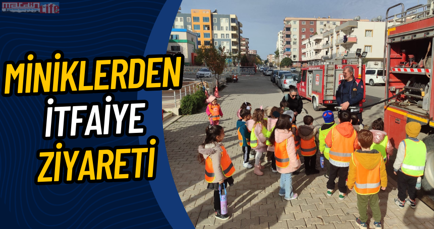 Miniklerden İtfaiye ziyareti