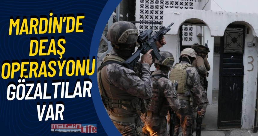 Mardin’de DEAŞ operasyonu, gözaltılar var