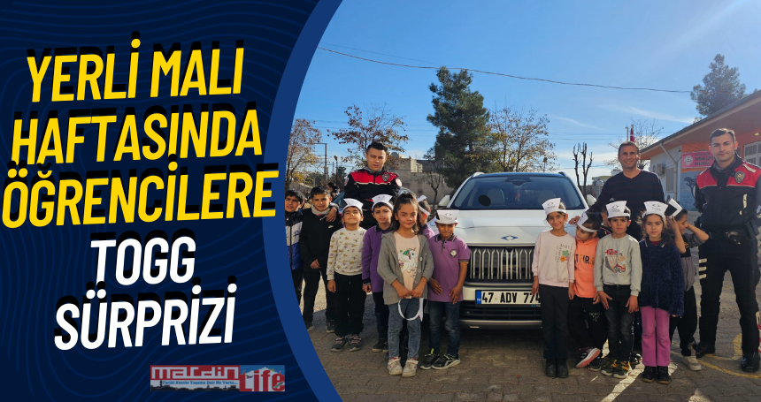 Yerli Malı haftasında öğrencilere TOGG sürprizi