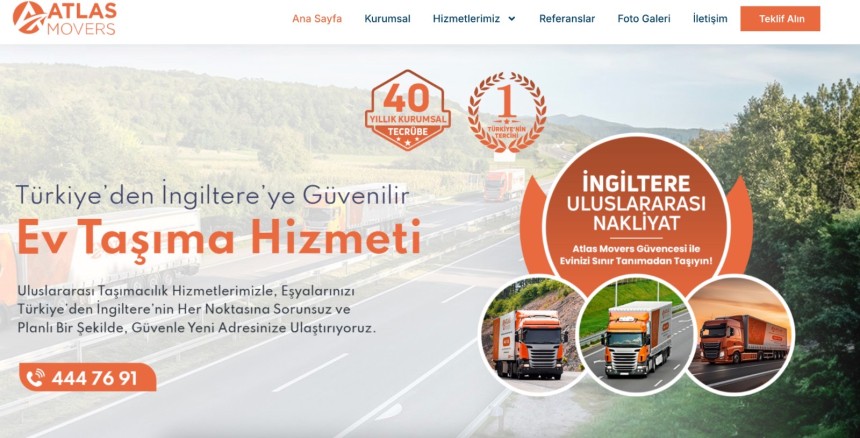 Evden Eve Taşıma İhtiyaçlarınız İçin Atlas Movers