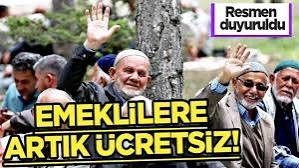 SGK'den emeklilere müjde! Artık tamamen ücretsiz kullanabilecekler!