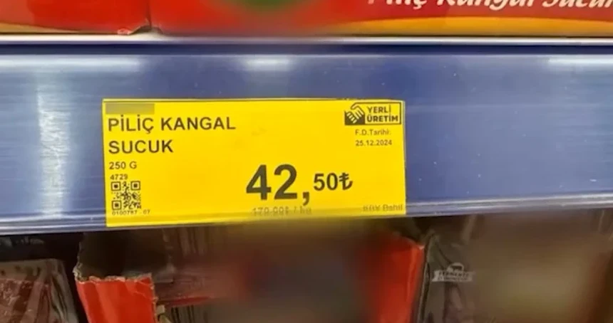 Asgari ücret zammından sonra marketler fiyat etiketlerini değiştirdi
