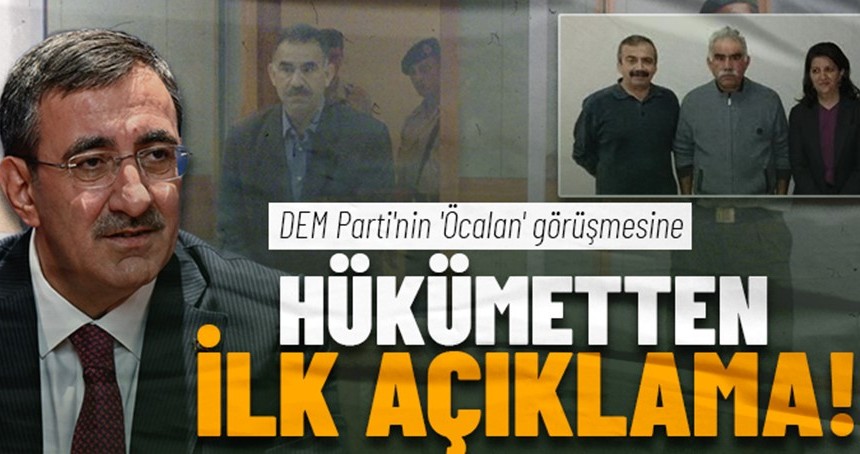 DEM Parti'nin 'Öcalan' görüşmesine hükümetten ilk açıklama geldi