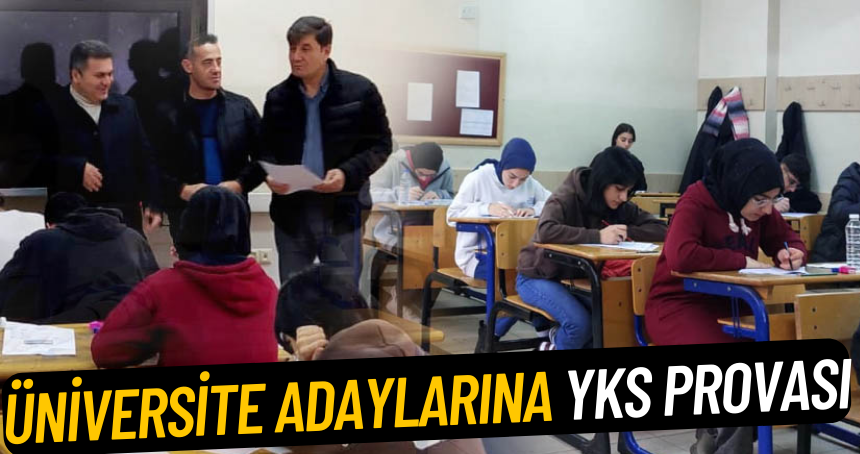 Üniversite adaylarına YKS provası