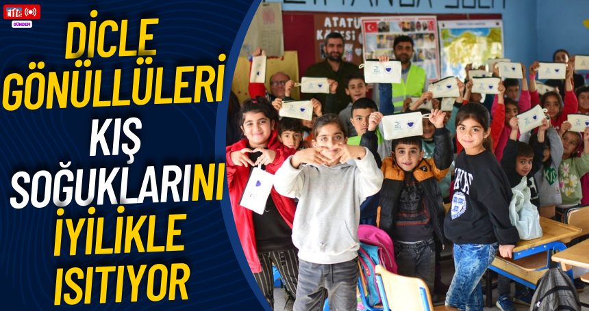 Dicle Gönüllüleri Kış Soğuklarını İyilikle Isıtıyor