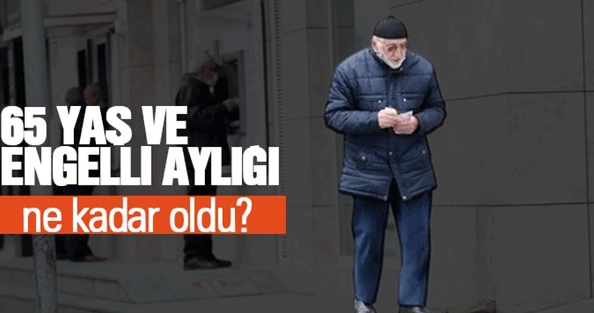 65 yaş ve engelli aylığı ne kadar oldu?