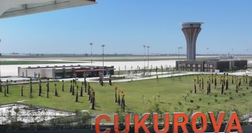 Çukurova Havalimanı'nın yolcu sayısı 2 milyonu aştı