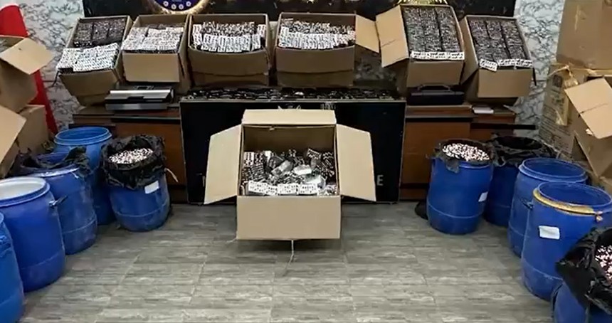 İstanbul'da 1 milyon 795 bin uyuşturucu hap ele geçirildi