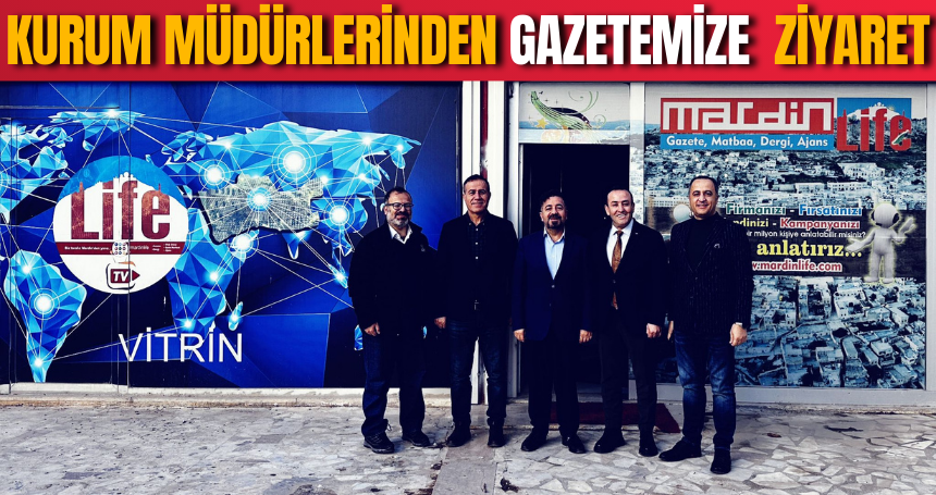 Kurum Müdürlerinden Gazetemize 10 Ocak Gazeteciler Günü Ziyareti