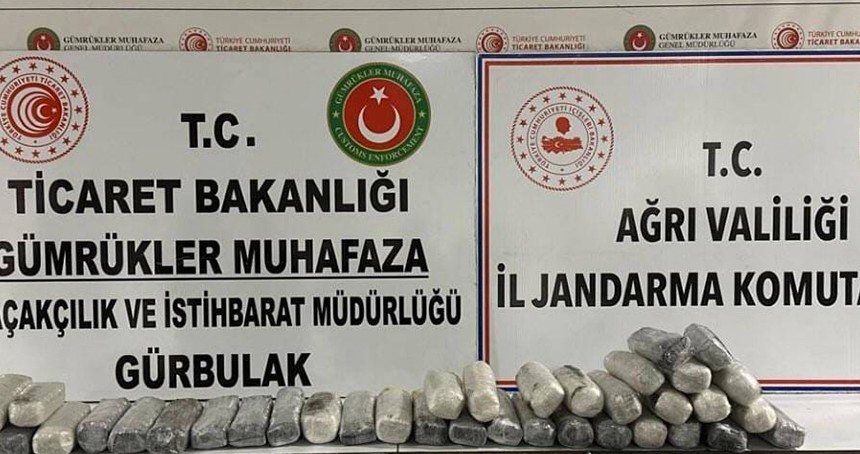 Gürbulak Gümrük Sınır Kapısı'nda uyuşturucu operasyonu