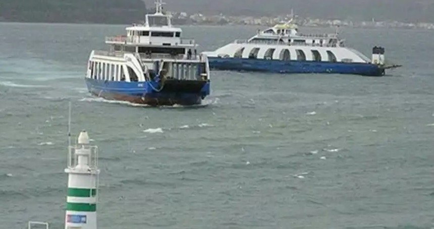 Gökçeada-Kabatepe hattında bazı feribot seferleri yapılamıyor