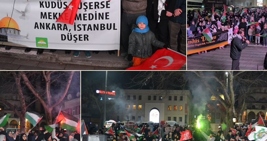 Gazze kahramanlarının zaferi Bursa'da kutlandı