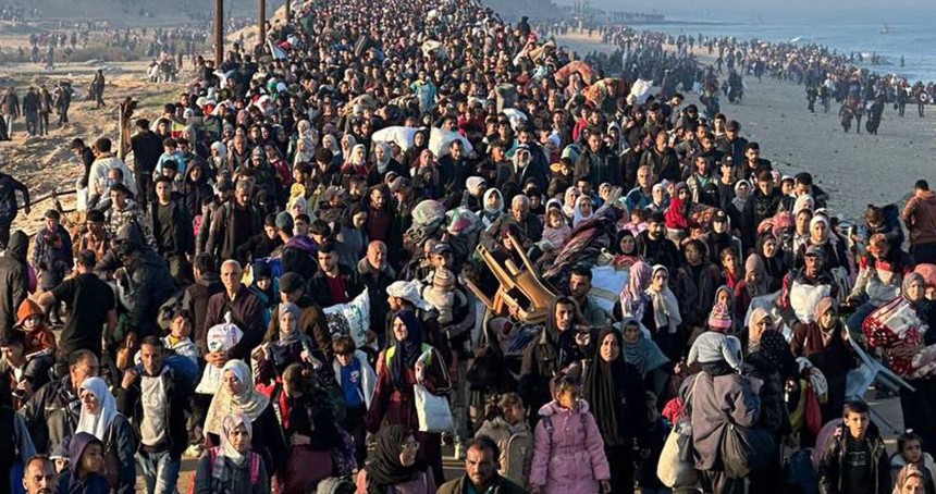 Gazzeliler kuzeye döndü, tehcir planları yenilgiye uğradı