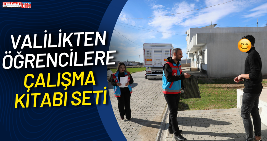 Valilikten öğrencilere çalışma kitabı seti