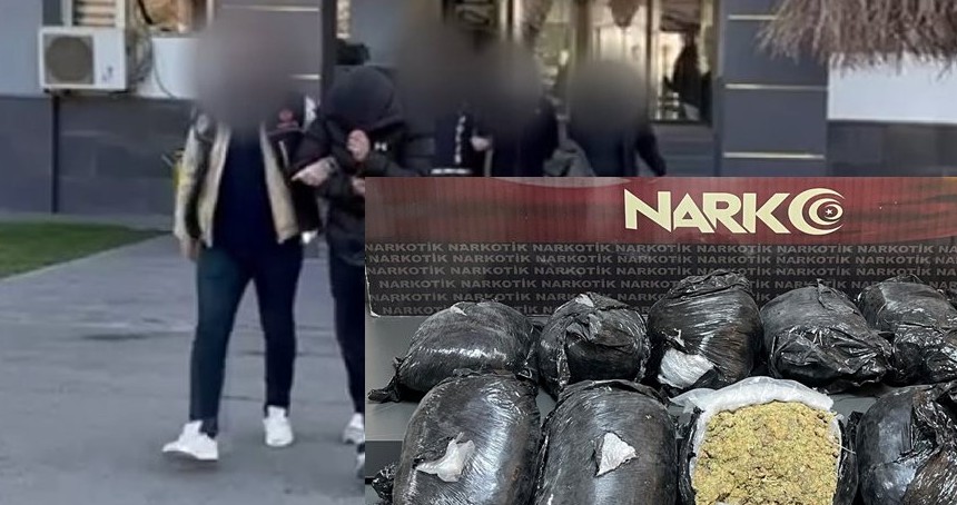 Araçta 11 kilo skunk ele geçirildi: 4 kişi tutuklandı