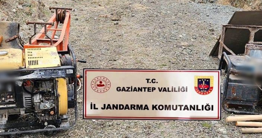Krom madenini izinsiz çıkaran şahıs gözaltına alındı