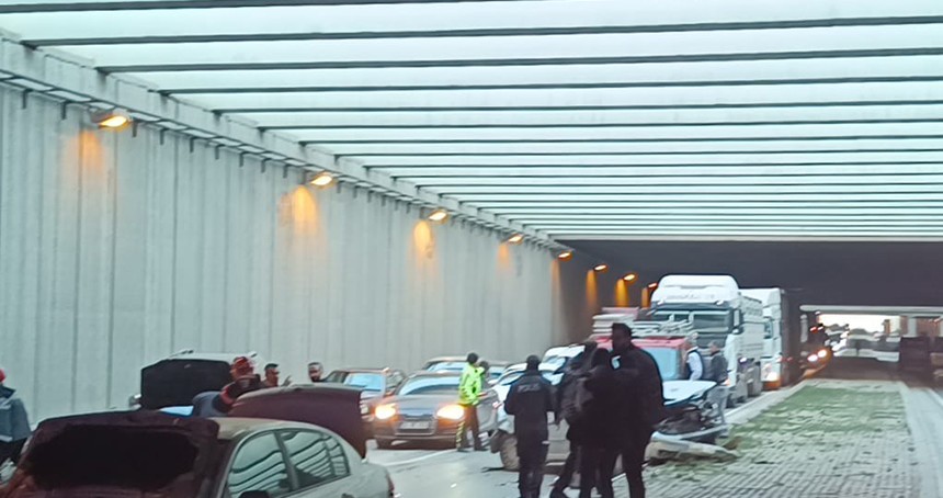 Malatya'da zincirleme kaza: 7 yaralı