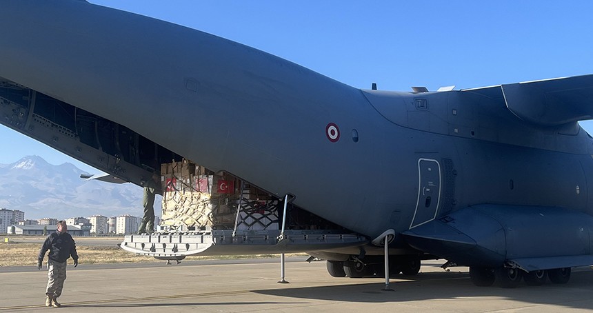 Gazze için hazırlanan 24 ton gıda malzemesi Ürdün'e ulaştırıldı