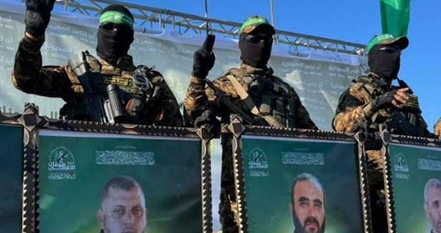 HAMAS'tan bugünkü esir takasındaki görüntülere ilişkin açıklama: "Kassam'ın bağlılık ve vefa mesajıdır"