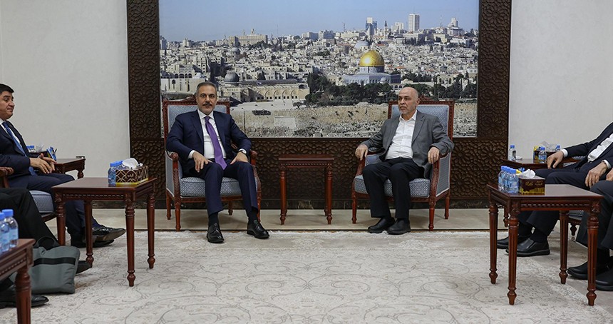 Dışişleri Bakanı Fidan, HAMAS Şura Meclisi Başkanı ve Siyasi Büro üyeleri ile görüştü