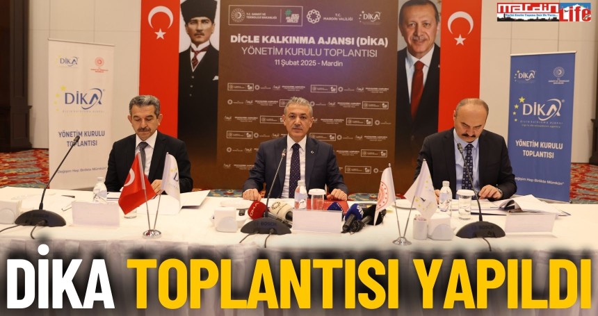 Vali Tuncay Akkoyun başkanlığında DİKA toplantısı yapıldı