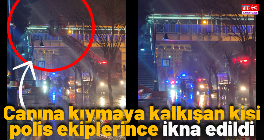 Mardin'de canına kıymaya kalkışan kişi polis ekiplerince ikna edildi