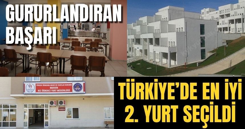 Mardin KYK Yurtları Türkiye Genelinde 2. Sırada: Beş Yıldızlı Otel Konforu