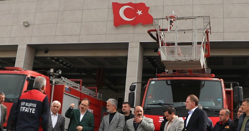 Siirt Belediyesi itfaiye filosunu güçlendiriyor
