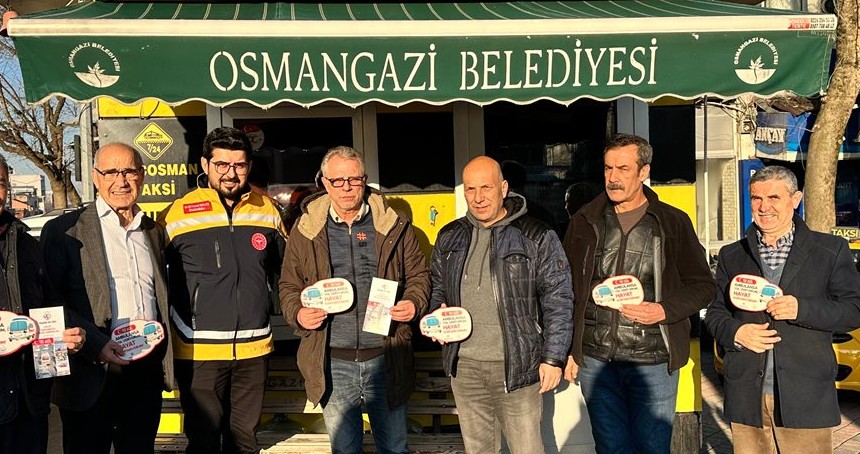 Taksicilerden "Fermuar Sistemi"ne destek