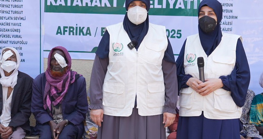 Avrupa Yetim Eli Etiyopya'da 70 Katarakt hastasını tedavi etti