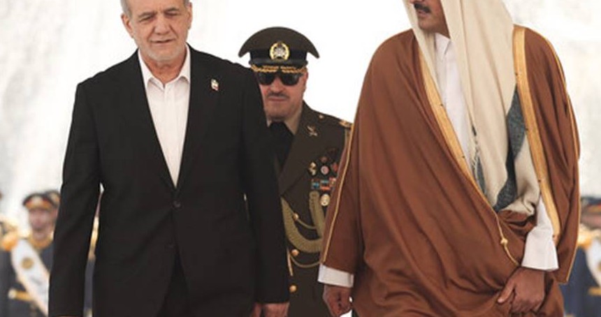 Katar Emiri, ilişkileri güçlendirmek için İran'ı ziyaret etti