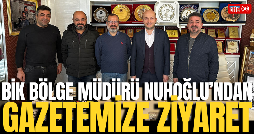 Basın İlan Kurumu (BİK) Diyarbakır Bölge Müdürü Ali Nuhoğlu'ndan gazetemize ziyaret