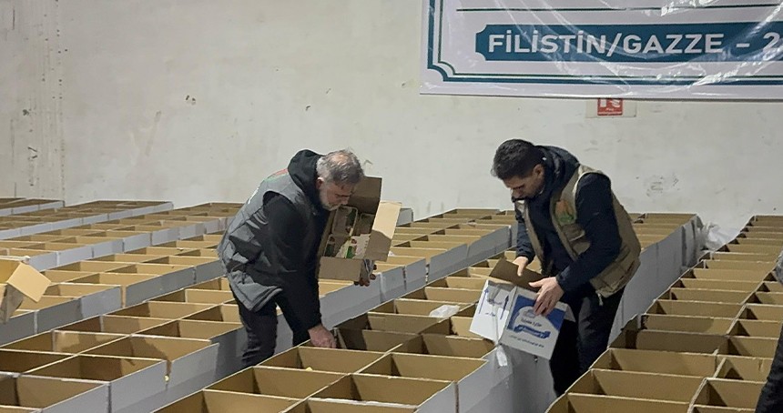 Kardeş kuruluşlardan Gazze'ye insani yardım