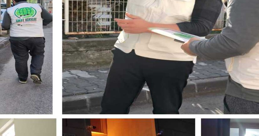 Umut Kervanı Kocaeli’de ihtiyaç sahiplerine Ramazan kolisi dağıttı