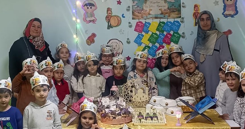 Anamurlu Minikler Ramazan-ı Şerifi coşkuyla karşıladı