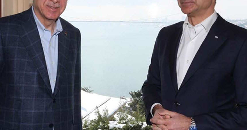 Cumhurbaşkanı Erdoğan, Miçotakis ile görüştü