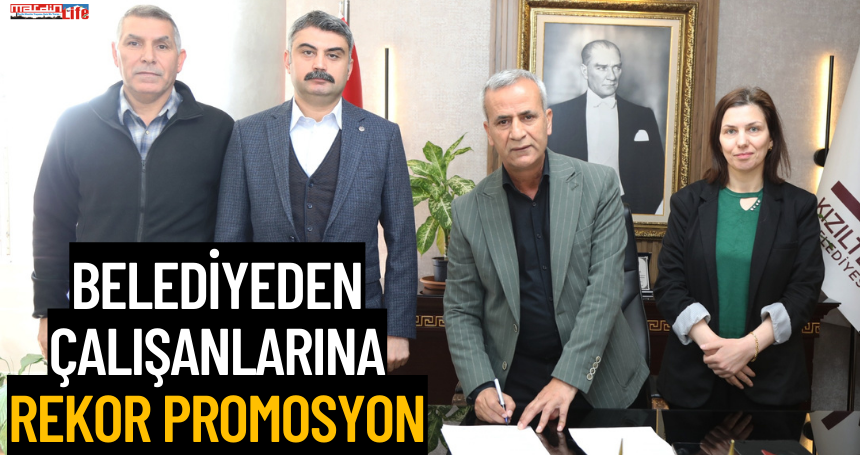 Belediyeden çalışanlarına rekor promosyon