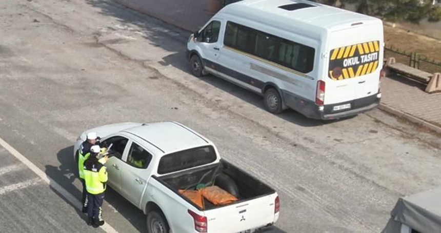Malatya'da drone destekli trafik denetimi yapıldı
