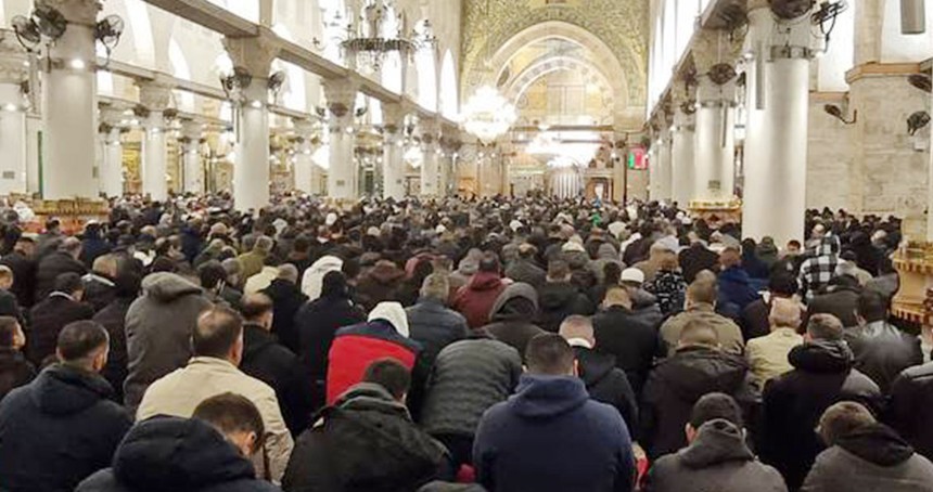 Siyonistler, Mescid-i Aksa’da cuma namazı kılınmasını engelliyor