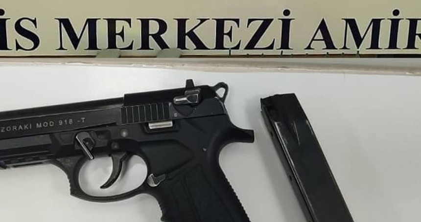 Bingöl'de ruhsatsız silah ele geçirildi