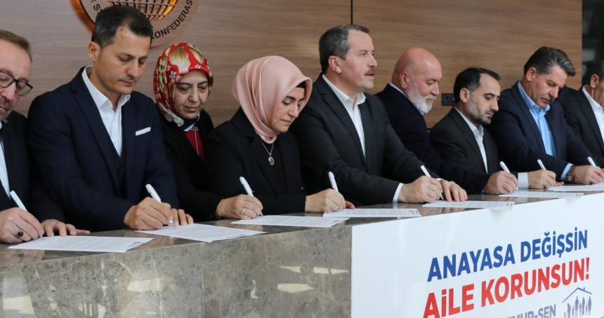 Memur-Sen'den "Aile" için imza kampanyası: Anayasa değişsin, aile korunsun
