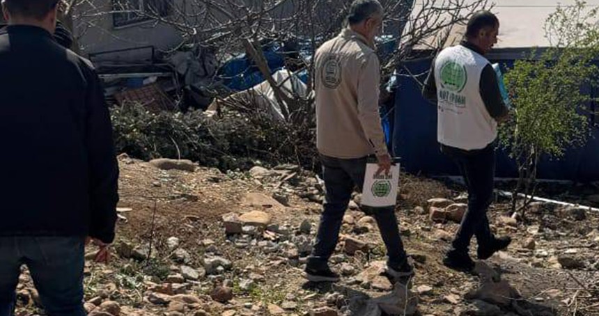 Umut Kervanı Hatay'da ihtiyaç sahiplerini yalnız bırakmadı