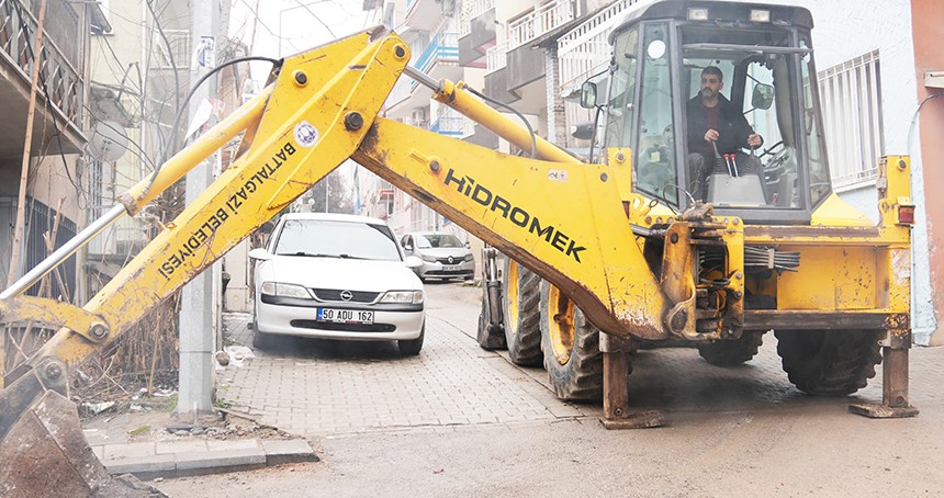 Battalgazi Belediye'sinden asfalt çalışması