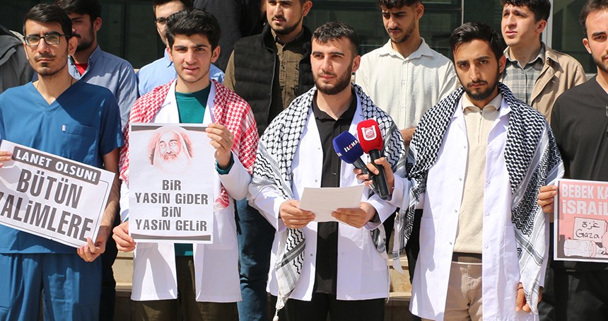 Harran Üniversitesi öğrencilerinden Gazze’deki sağlık sistemine destek çağrısı