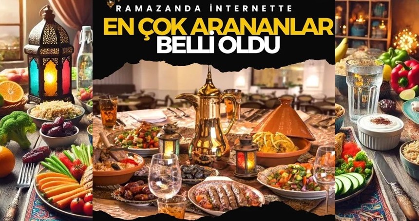 Ramazanda internette en çok arananlar belli oldu